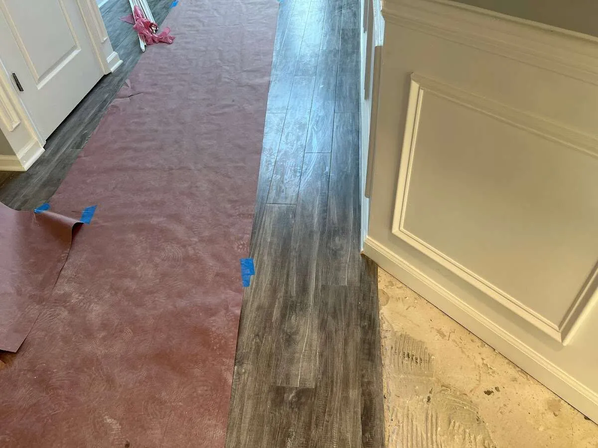 Completed marble shower restoration in Tyrone